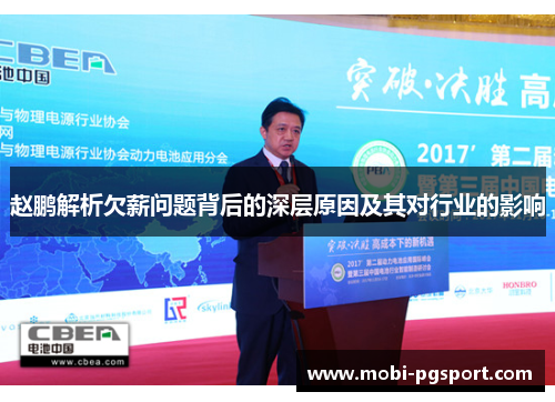 赵鹏解析欠薪问题背后的深层原因及其对行业的影响